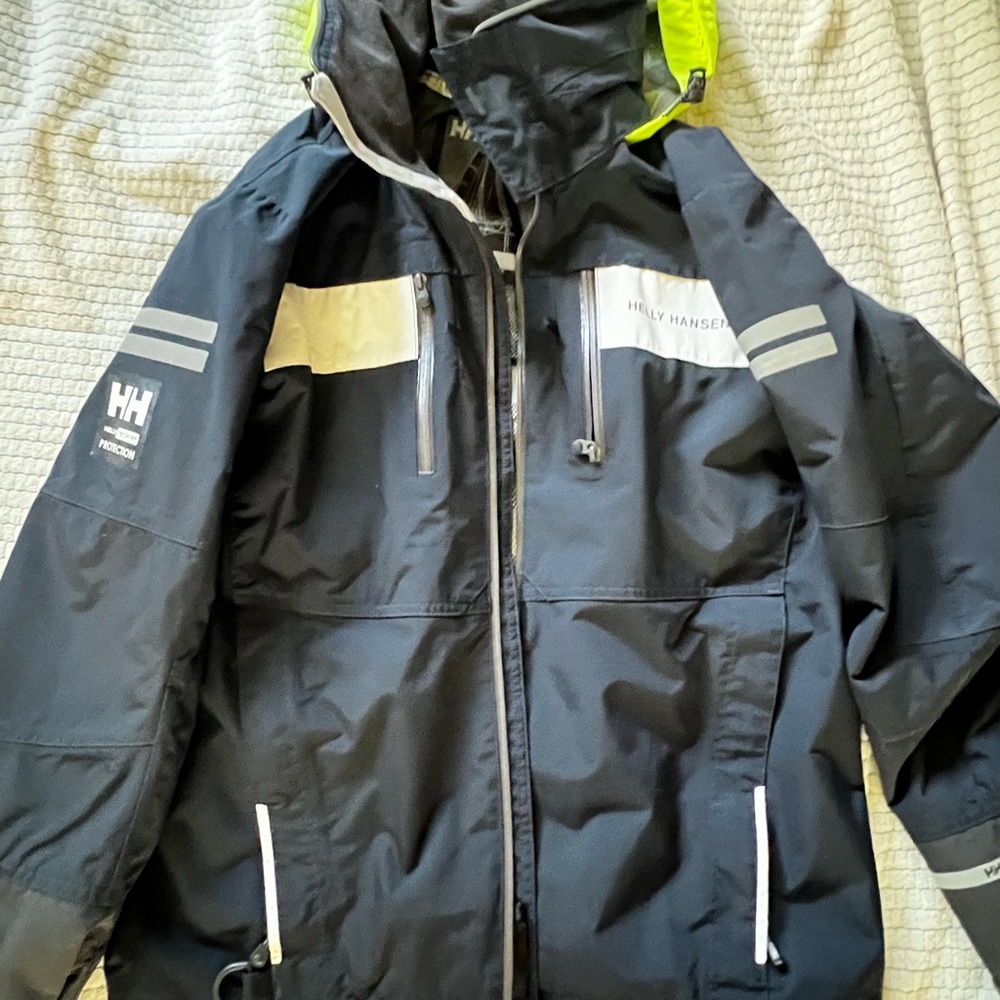 Helly Hansen Navy and Gray Outerwear